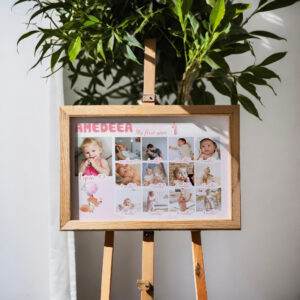 Amedeea - My First Year - 13 Photos and Personalised Message Digital Photo Collage - Image 4