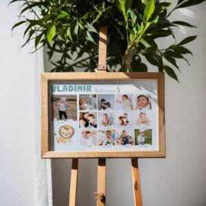 Vladimir - My First Year - 13 Photos and Personalised Message Digital Photo Collage - Image 2