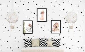 set 3 tablouri animalute din padure