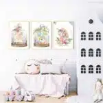 Set of 3 Prints - Magic Unicorn - Wall Digital Prints