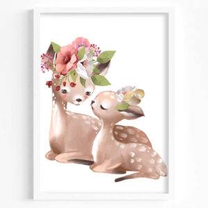 tablou animal forest caprioare