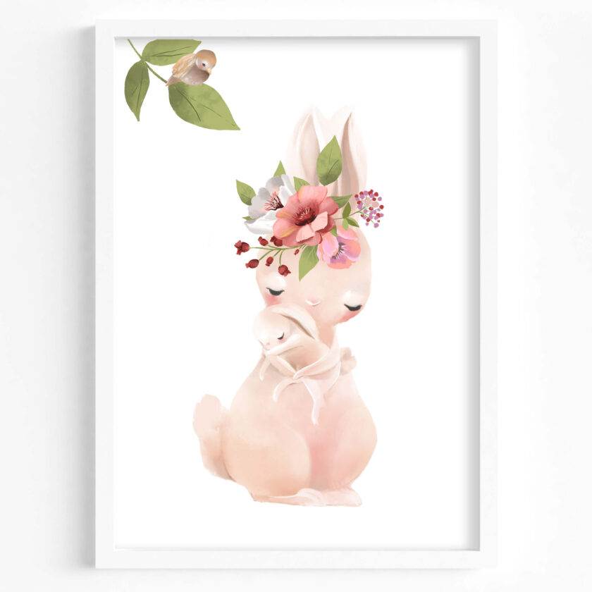 tablou animal forest iepuras