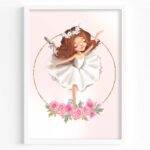 Ballerina Nursery Decor - Digital Print