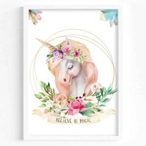 Set of 3 Prints - Magic Unicorn - Wall Digital Prints - Image 4