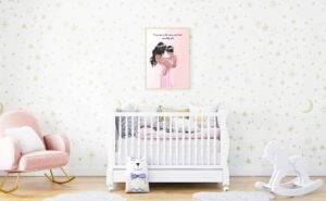 Tender Moment - Mother and Baby Girl - Printable Wall Art - Image 2